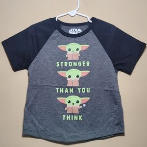 Star Wars Kids Gray and Black T-Shirt